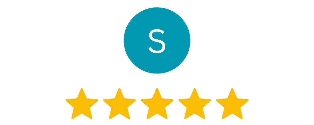 cinque stelle per la recensione su Google