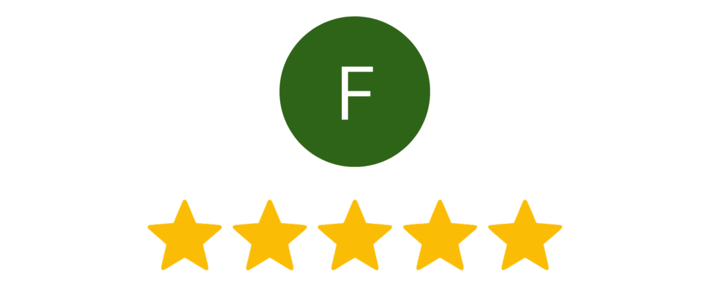 cinque stelle per la recensione su Google